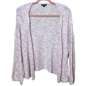 🍁 Wild Fable XS Pink Purple White Open-Front Cardigan Sweater